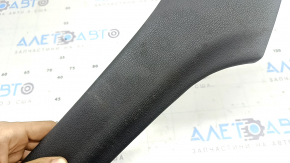 Center console trim for joystick BMW X2 F39 18-23, black leather, dry-cleanable