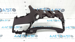 The instrument panel cover for the Lexus ES 19-21 is brown, without a deflector and steering column frame