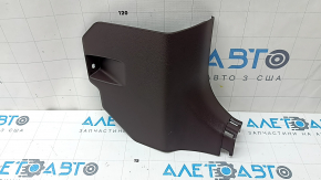 Front pillar trim lower right Lexus ES 19-22 brown, worn