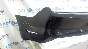 Rear bumper bare Ford Mustang mk6 15-22 without parking sensors, black, scratches, chips