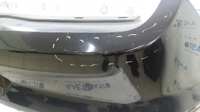 Rear bumper bare Ford Mustang mk6 15-22 without parking sensors, black, scratches, chips