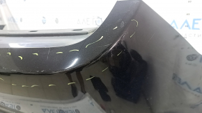 Rear bumper bare Ford Mustang mk6 15-22 without parking sensors, black, scratches, chips