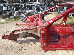 Front left quarter panel of Lexus ES 19-26 on the body, red