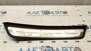 Outer rear right door sill plate Cadillac CTS 14-19 chrome, bumps, scratches