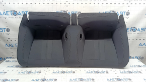 Rear seat cushion for Ford Mustang mk6 18-23 coupe, black fabric