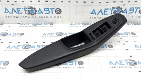 Door trim armrest card Audi Q5 8R 09-17 black leather, with window lifter trim, worn
