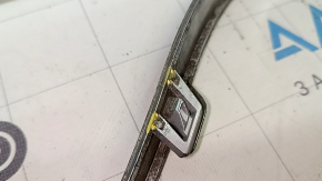 Rear bumper central molding Mercedes W213 E 17-23 chrome, AMG pkg, broken fasteners