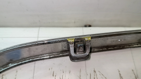 Rear bumper central molding Mercedes W213 E 17-23 chrome, AMG pkg, broken fasteners