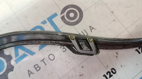Rear bumper central molding Mercedes W213 E 17-23 chrome, AMG pkg, broken fasteners