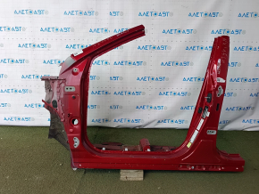 Front left quarter Lexus NX200t NX300 NX300h 15-21 red, sawn off, with central pillar, without side member, butt