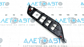 Front left window lift control trim for Lexus ES 19-21, black