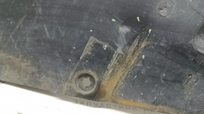 The rear right underbody protection of the Lexus ES300h 19-26 is worn, dented, and has tears