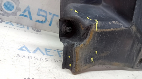 The rear left underbody protection of Lexus ES300h 19-26 is worn and dented