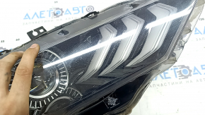 Front right headlight assembly Ford Mustang mk6 18-23 LED, polished, scratches