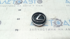 Lexus ES250 ES300h ES350 19-26 black wheel center cap with chrome trim, 61/55mm