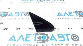 Triangle door plug outer front right Lexus ES 19-26 black gloss