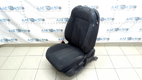 Driver's seat Ford Mustang mk6 18-23 without AIRBAG, mechanical, coupe, black, fabric, dry cleanable, worn