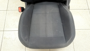 Driver's seat Ford Mustang mk6 18-23 without AIRBAG, mechanical, coupe, black, fabric, dry cleanable, worn