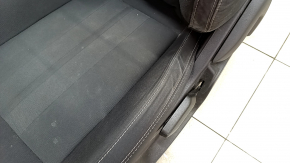 Driver's seat Ford Mustang mk6 18-23 without AIRBAG, mechanical, coupe, black, fabric, dry cleanable, worn