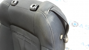 Driver's seat Ford Mustang mk6 18-23 without AIRBAG, mechanical, coupe, black, fabric, dry cleanable, worn