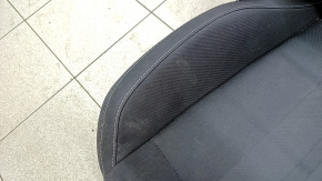 Driver's seat Ford Mustang mk6 18-23 without AIRBAG, mechanical, coupe, black, fabric, dry cleanable, worn