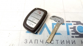 Hyundai Sonata 15-17 smart key, 4 buttons, brown, cracked, chips