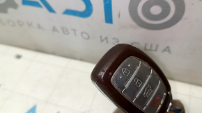 Hyundai Sonata 15-17 smart key, 4 buttons, brown, cracked, chips