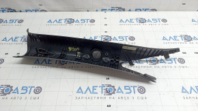 Upper right front pillar trim for Ford Mustang mk6 15-23 coupe, black, under the tweeter, scratches, broken mount