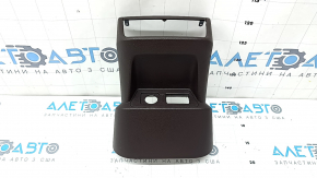 Rear center console trim Lexus ES 19-22 brown, without deflector, scratches