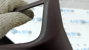 Rear center console trim Lexus ES 19-22 brown, without deflector, scratches