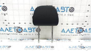 Headrest 2nd row right BMW X1 F48 16-22 black leather, black stitching