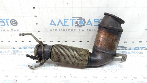 The exhaust pipe with the catalytic converter BMW X2 F39 18-23 B46 has a cracked flange
