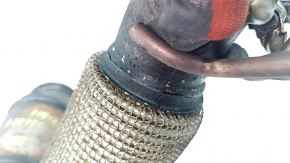The exhaust pipe with the catalytic converter BMW X2 F39 18-23 B46 has a cracked flange