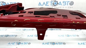 Bare front bumper Lexus ES 19-26 for parking sensors, red, scratches, crack in mount