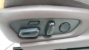 Driver's seat Lexus ES 19-22 with airbag, electric, heated, ventilated, memory, leather brown with light brown, dented, scratches, needs cleaning
