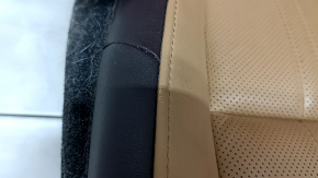 Driver's seat Lexus ES 19-22 with airbag, electric, heated, ventilated, memory, leather brown with light brown, dented, scratches, needs cleaning