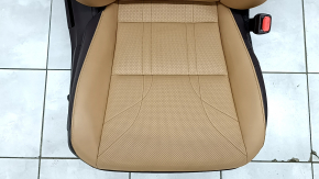 Passenger seat Lexus ES 19-22 with airbag, electric, heated, ventilated, leather brown with light brown