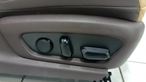 Passenger seat Lexus ES 19-22 with airbag, electric, heated, ventilated, leather brown with light brown