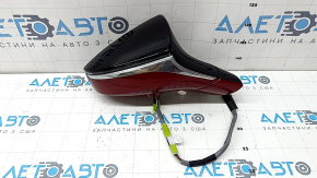 Right side mirror assembly Lexus ES 19-22 15+6 pins, heated, memory, turn signal, BSM, camera, auto-folding, red
