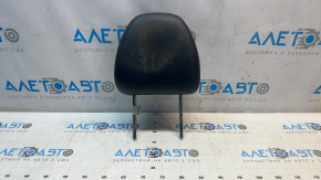 Front left headrest Nissan Rogue 17-20, black leather, dry cleanable