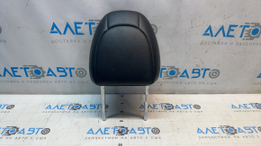 Front left headrest Nissan Rogue 17-20, black leather, dry cleanable