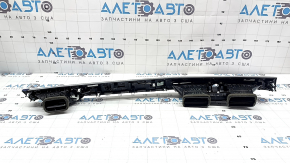 Front panel trim with deflectors, right, BMW X1 F48 16-19 M-Sport, silver with blue