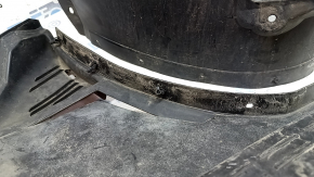 Front right fender liner BMW X2 F39 18-23, lower part is disconnected, fastening is broken, fracture