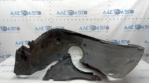 Front right fender liner BMW X2 F39 18-23, lower part is disconnected, fastening is broken, fracture