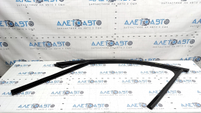 Upper door molding, front left BMW X1 F48 16-22, gloss black, with glass seal