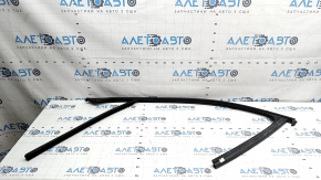 Upper door molding, front right BMW X1 F48 16-22, gloss black, with glass seal, scratches