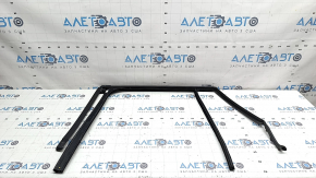 Upper rear right door molding BMW X1 F48 16-22 black gloss with glass seal