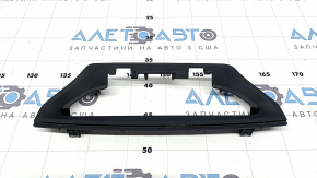 Front panel trim for BMW X1 F48 16-22 monitor, black