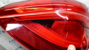 BMW X1 F48 16-19 LED outer wing light, left, scratches, cracks under the glass