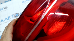BMW X1 F48 16-19 LED outer wing light, left, scratches, cracks under the glass